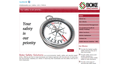 Desktop Screenshot of bokesafety.com